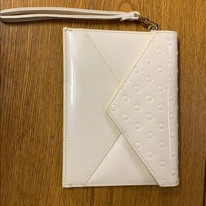 Off White Wristlet